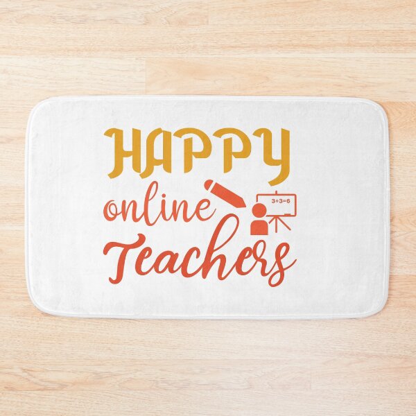 Item preview, HAPPY ONLINE TEACHERS designed and sold by SticerOcean.