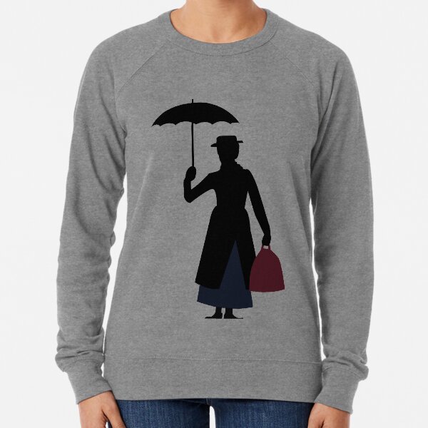 Mary Poppins silueta Sudadera ligera