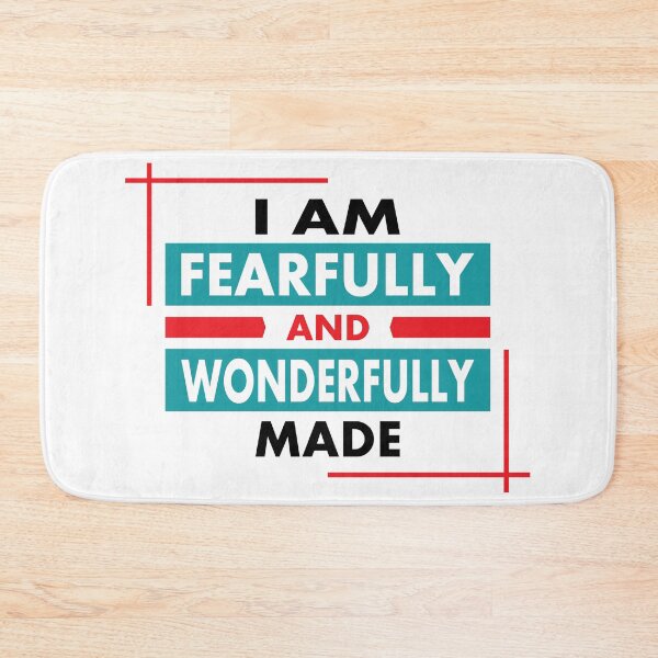 Item preview, I Am Fearfully and Wonderfully Made T-shirt, Sticker and logo designed and sold by Billium Halder.