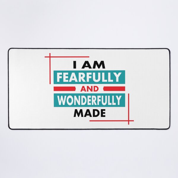 Item preview, I Am Fearfully and Wonderfully Made T-shirt, Sticker and logo designed and sold by Billium Halder.
