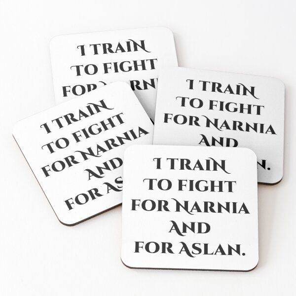 Item preview, I TRAIN TO FIGHT FOR NARNIA AND FOR ASLAN. designed and sold by Just_Insperia .