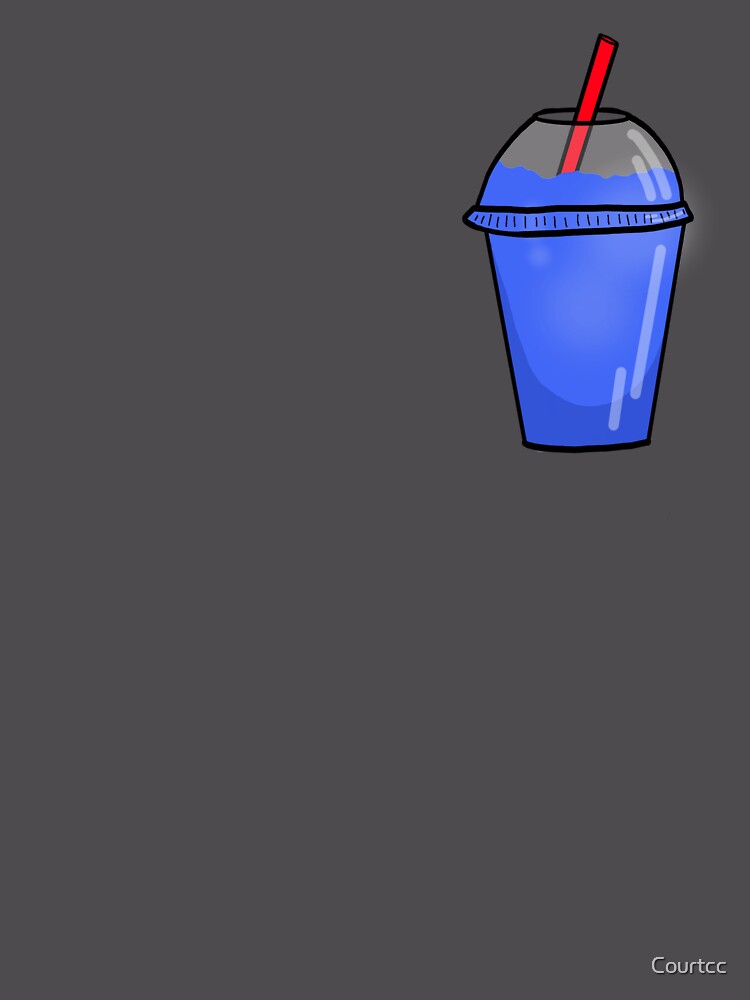 Thumbnail 6 of 6, Premium Oversized Sweatshirt, Blue Raspberry Slushie designed and sold by Courtcc.