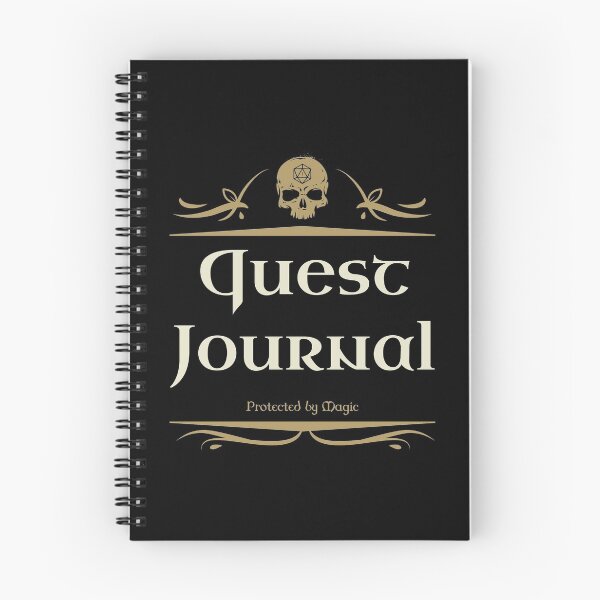 Item preview, Quest Journal Master Tabletop RPG Addict designed and sold by pixeptional.