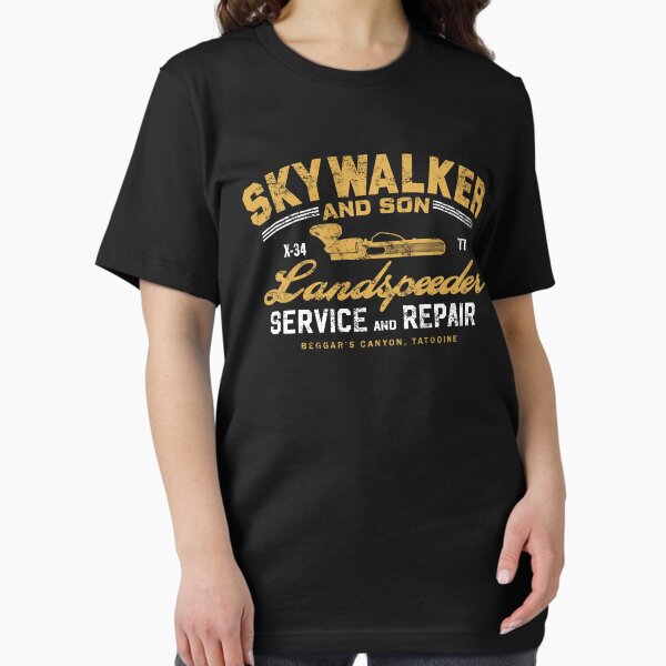 Vista previa del artículo con la obra «Skywalker y su hijo Landspeeder», diseñado y vendido por Candywrap Studio.