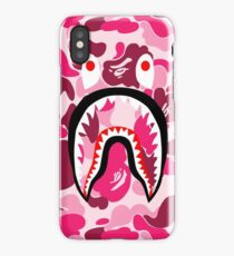 Red Patern Bape Shark Case Phone iPhone Case