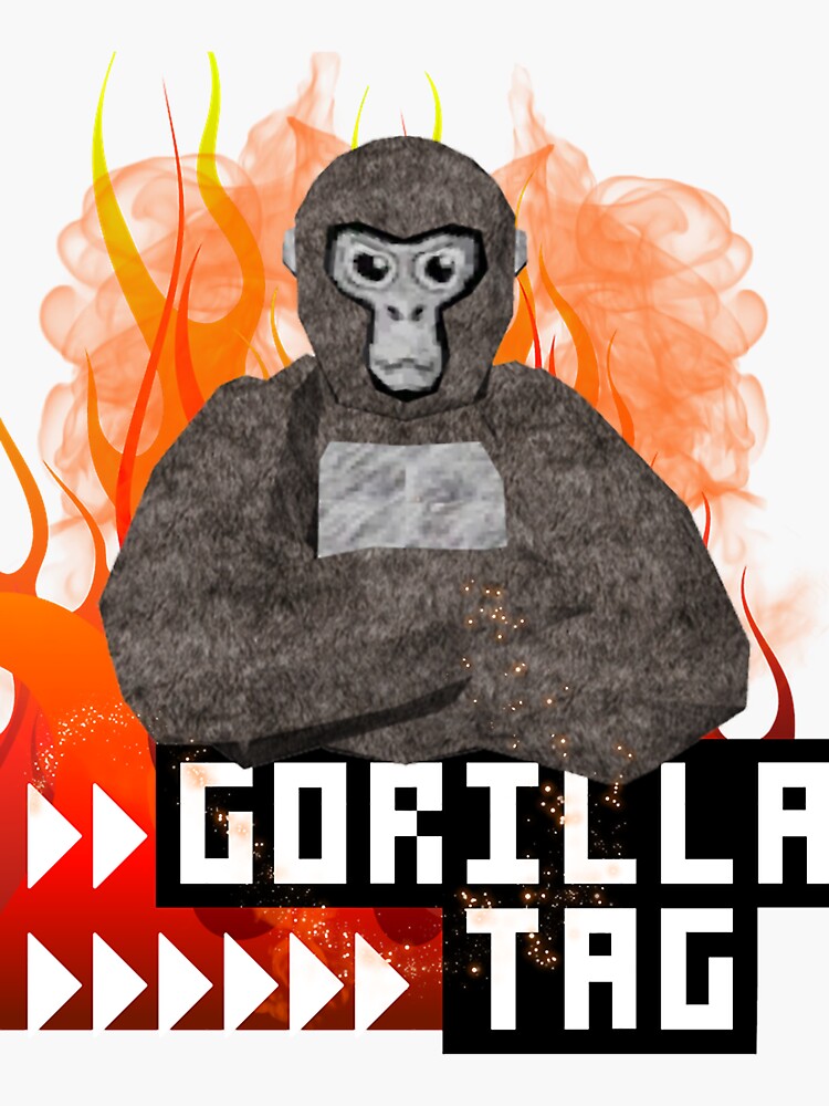Quest 2 decal - Gorilla Tag Lava Monkey