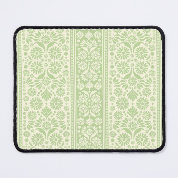 Item preview, swedish modern kurbits Scandinavian folkart dala horse traditional vintage rosemaling pastel green designed and sold by blomastudios.
