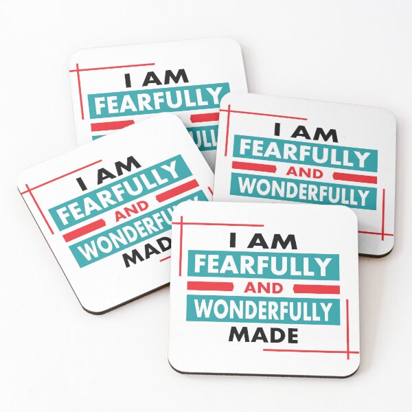 Item preview, I Am Fearfully and Wonderfully Made T-shirt, Sticker and logo designed and sold by Billium Halder.