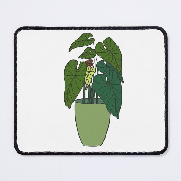 Item preview, Green and Brown Leaf Plant designed and sold by KatsCanvas.