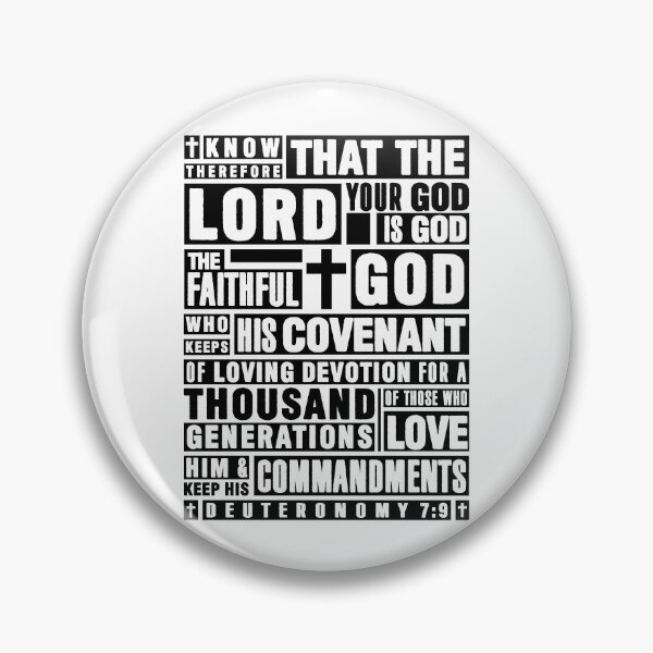 Item preview, Deuteronomy 7:9 The Faithful God Who Keeps His Covenant  designed and sold by plushism.