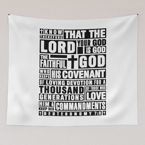 Item preview, Deuteronomy 7:9 The Faithful God Who Keeps His Covenant  designed and sold by plushism.