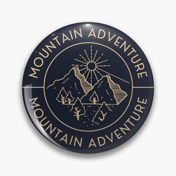 Item preview, Minimalist Adventure Circle Sticker designed and sold by StickyGum.