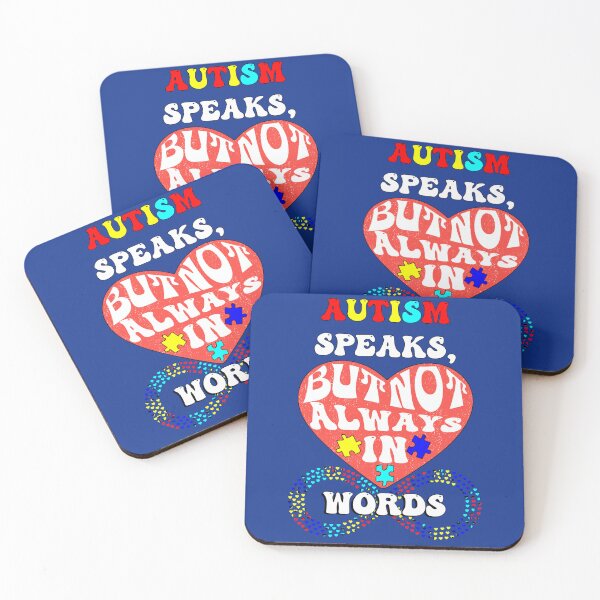 Item preview, Autism Speaks, But Not Always In Words Autism Awareness designed and sold by Cute & Sassy Custom Gifting Boutiques.
