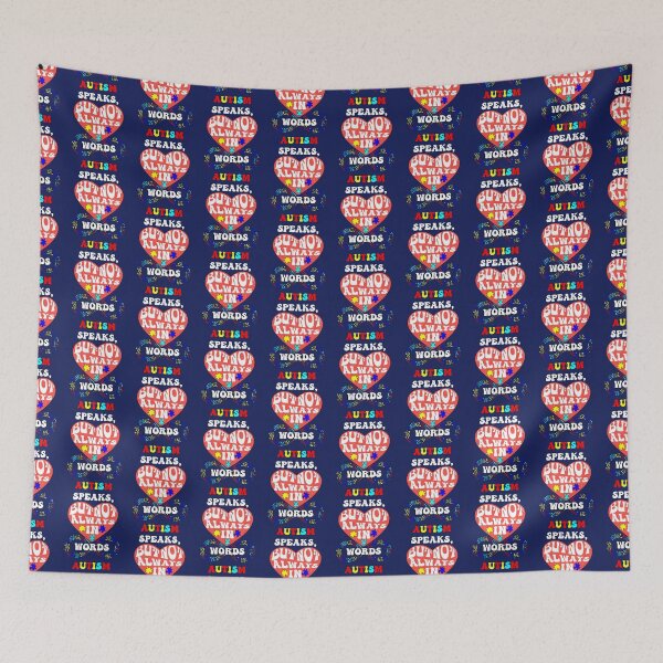 Item preview, Autism Speaks, But Not Always In Words Autism Awareness designed and sold by tamdevo1.