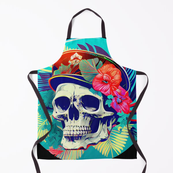 Item preview, Tropical Skull with Military Cap designed and sold by FiveIntentions.