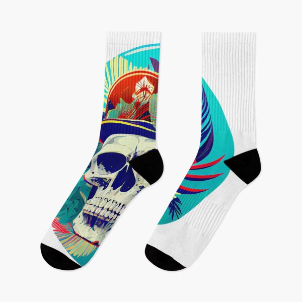 Item preview, Tropical Skull with Military Cap designed and sold by FiveIntentions.