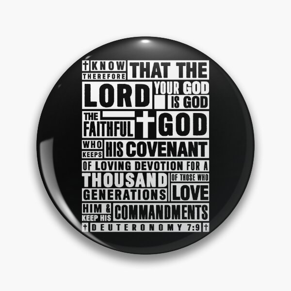 Item preview, Deuteronomy 7:9 The Faithful God Who Keeps His Covenant  designed and sold by plushism.