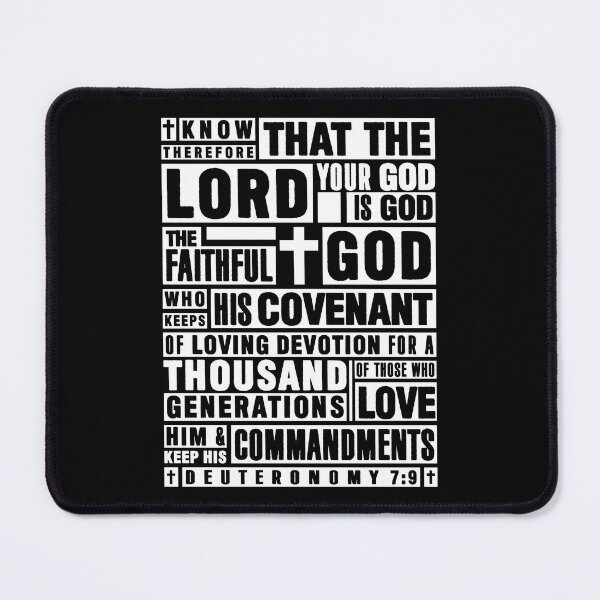 Item preview, Deuteronomy 7:9 The Faithful God Who Keeps His Covenant  designed and sold by plushism.