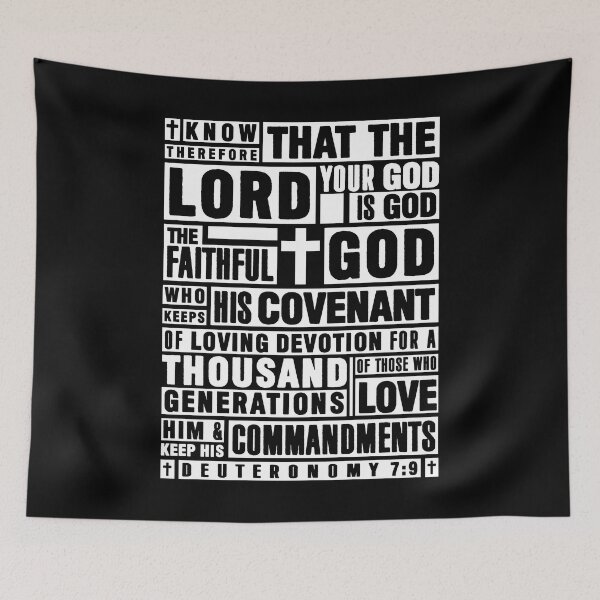 Item preview, Deuteronomy 7:9 The Faithful God Who Keeps His Covenant  designed and sold by plushism.