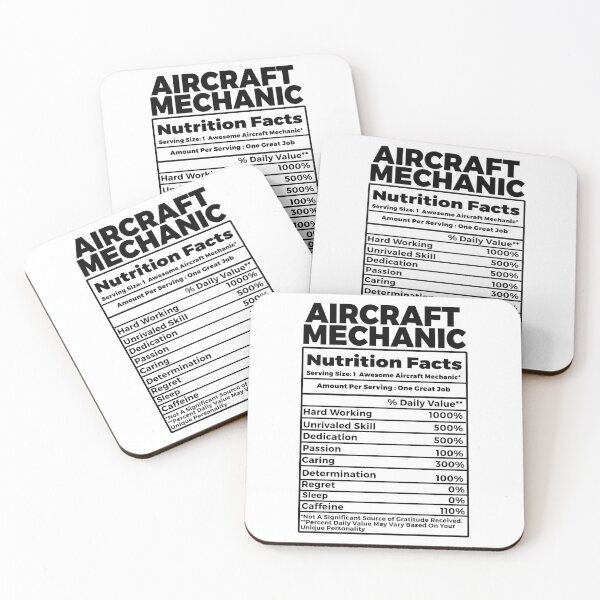 Item preview, Datos nutricionales de los mecánicos de aeronaves designed and sold by TeesYouWant.