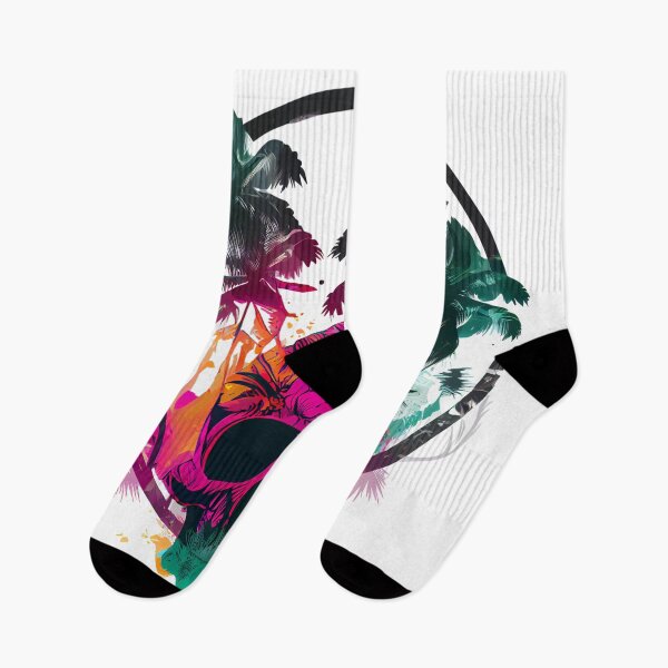 Item preview, Tropical Skull with Retro Background designed and sold by FiveIntentions.