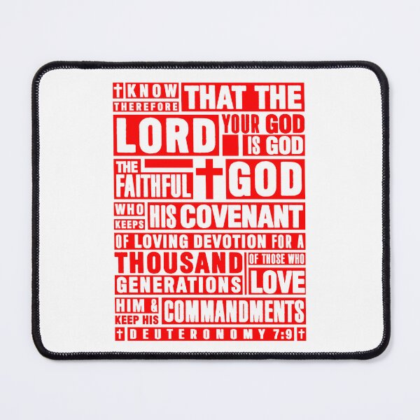 Item preview, Deuteronomy 7:9 The Faithful God Who Keeps His Covenant  designed and sold by plushism.