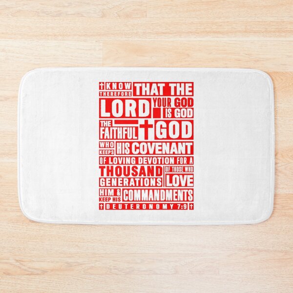 Item preview, Deuteronomy 7:9 The Faithful God Who Keeps His Covenant  designed and sold by plushism.