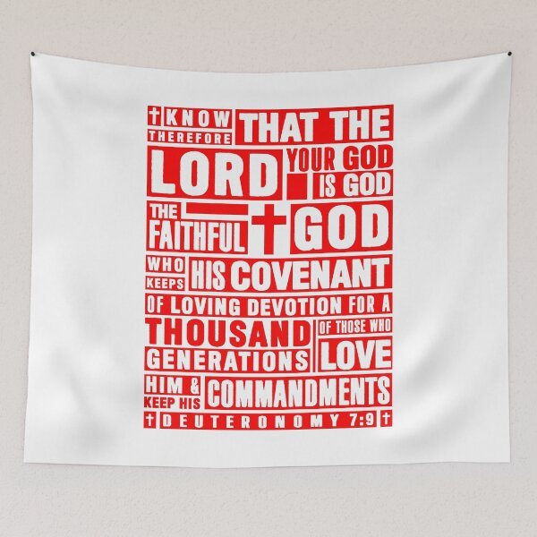 Item preview, Deuteronomy 7:9 The Faithful God Who Keeps His Covenant  designed and sold by plushism.
