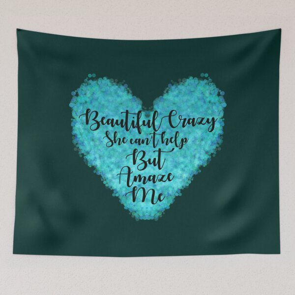 Item preview, Beautiful crazy song lyrics    designed and sold by Yenniti23.