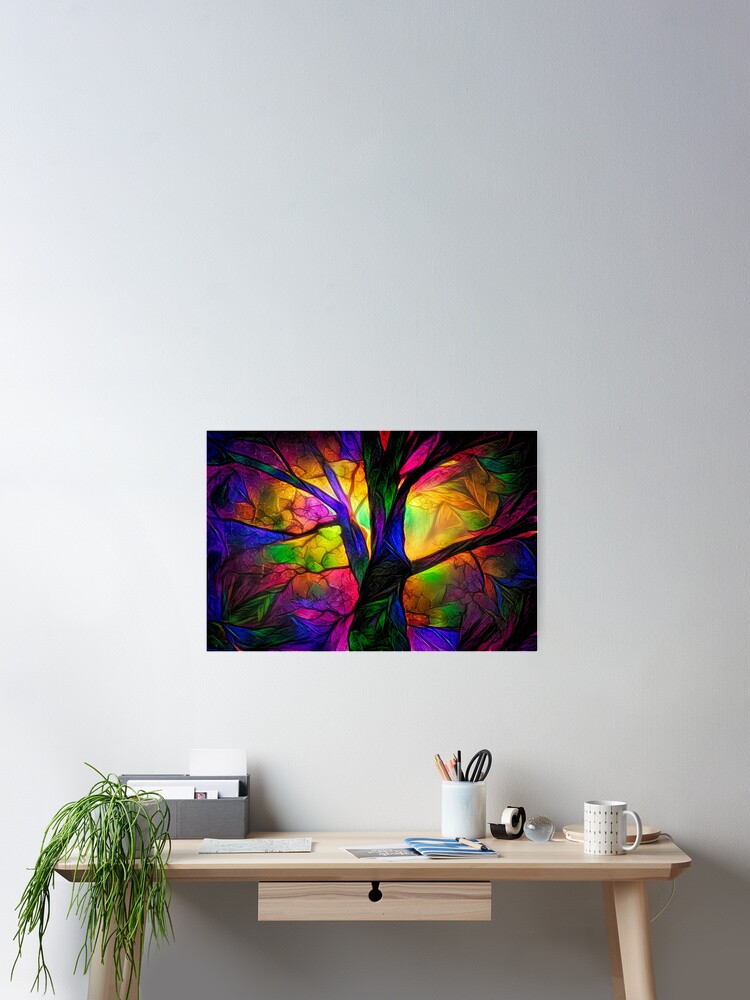 Thumbnail 2 of 3, Poster, Magical tree designed and sold by lldd11.