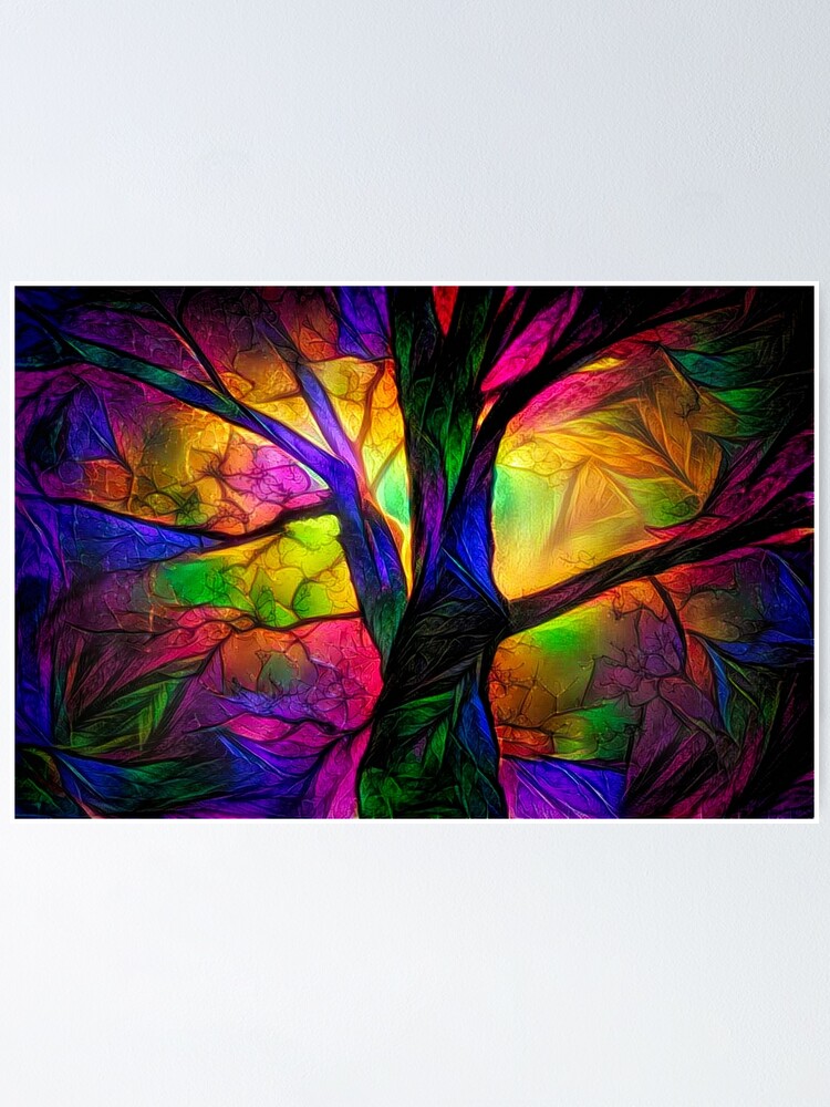 Thumbnail 1 of 3, Poster, Magical tree designed and sold by lldd11.
