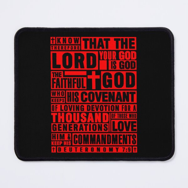 Item preview, Deuteronomy 7:9 The Faithful God Who Keeps His Covenant  designed and sold by plushism.