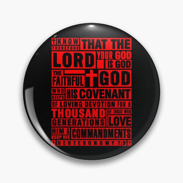 Item preview, Deuteronomy 7:9 The Faithful God Who Keeps His Covenant  designed and sold by plushism.