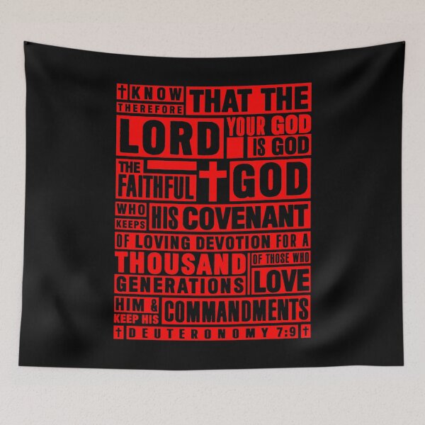 Item preview, Deuteronomy 7:9 The Faithful God Who Keeps His Covenant  designed and sold by plushism.