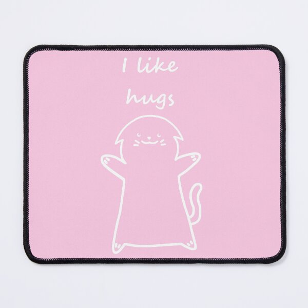 Item preview, I Like Hugs Cat (Pink) designed and sold by DatasArts.