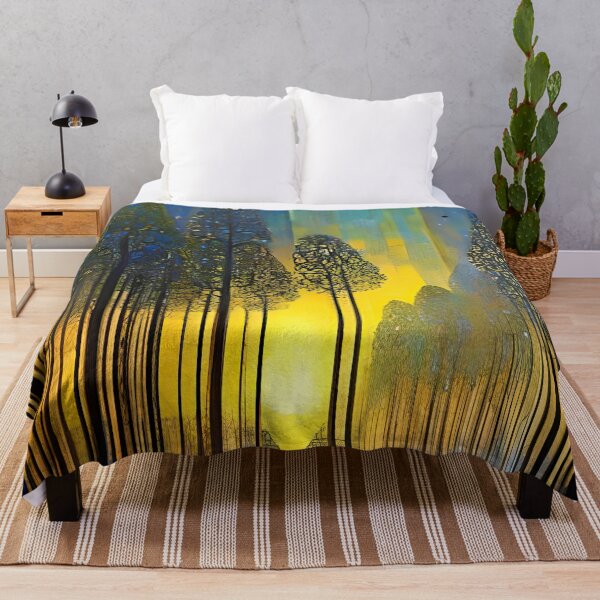 Item preview, Long trees digital painting designed and sold by Chrisseee.