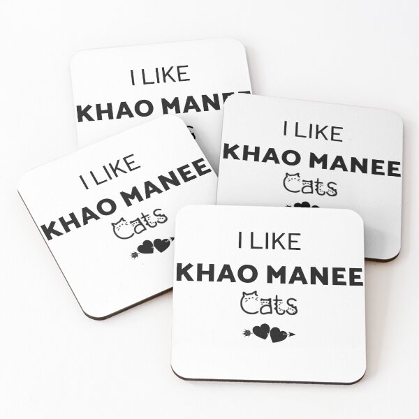 Item preview, I Like Khao Manee Cats designed and sold by inspireartistry ⭐⭐⭐⭐⭐.