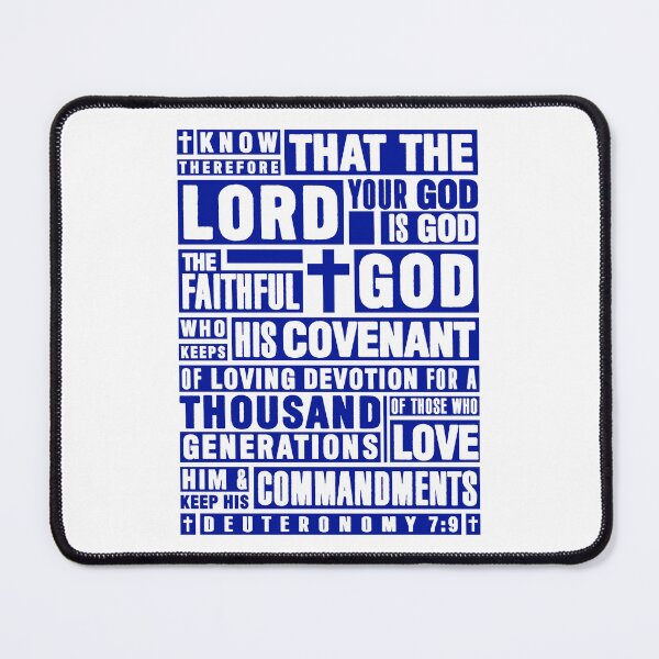 Item preview, Deuteronomy 7:9 The Faithful God Who Keeps His Covenant  designed and sold by plushism.