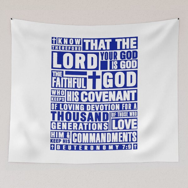 Item preview, Deuteronomy 7:9 The Faithful God Who Keeps His Covenant  designed and sold by plushism.
