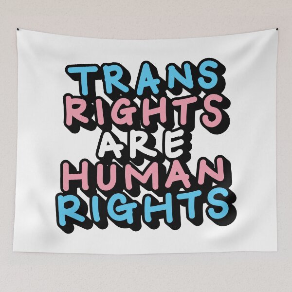 Item preview, Trans Rights are Human Rights Trans Pride designed and sold by ArtliciousHUMAN.