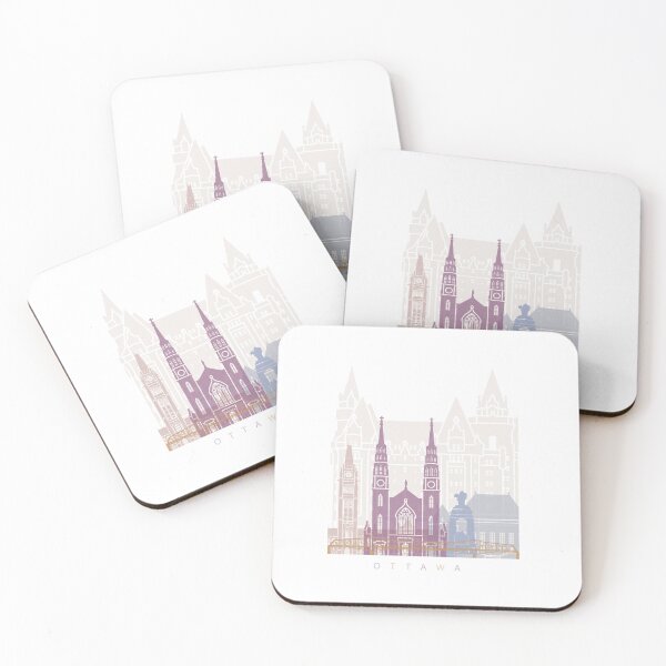 Item preview, OTTAWA SKYLINE POSTER PASTEL designed and sold by paulrommer.