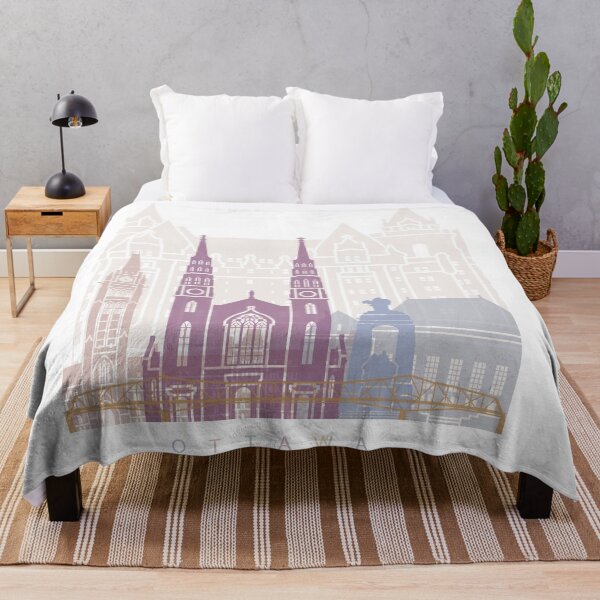 Item preview, OTTAWA SKYLINE POSTER PASTEL designed and sold by paulrommer.