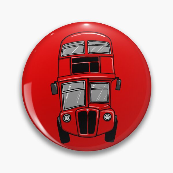 Item preview, Vintage Red London Bus designed and sold by Yeomans Cartoons.
