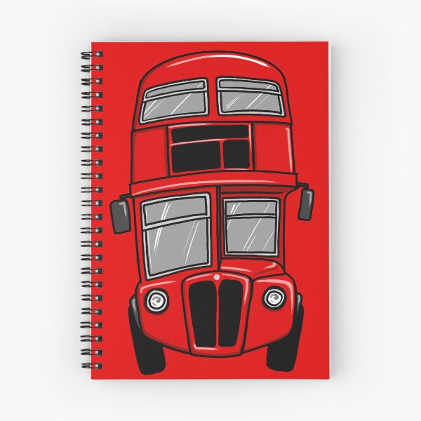 Item preview, Vintage Red London Bus designed and sold by Yeomans Cartoons.