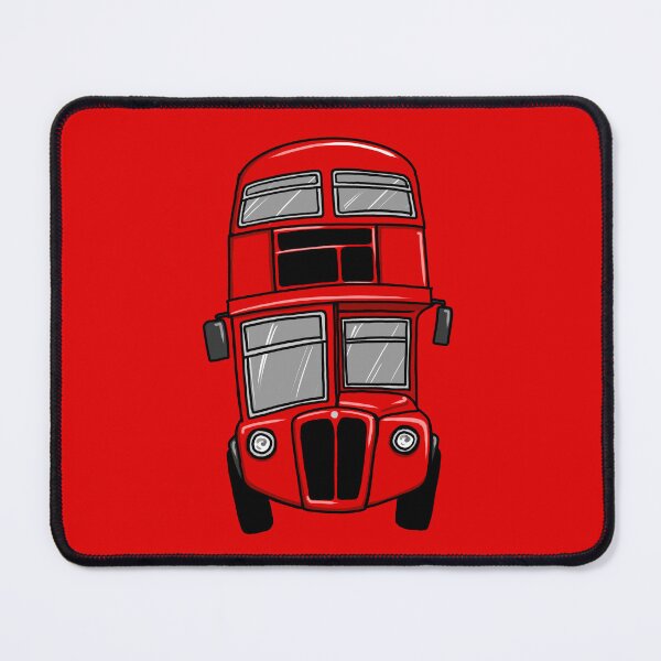 Artikelvorschau, Weinlese-roter London-Bus entworfen und verkauft von Yeomans Cartoons.