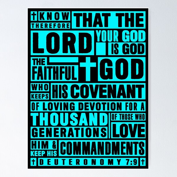 Item preview, Deuteronomy 7:9 The Faithful God Who Keeps His Covenant  designed and sold by plushism.