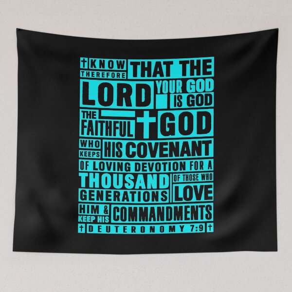 Item preview, Deuteronomy 7:9 The Faithful God Who Keeps His Covenant  designed and sold by plushism.