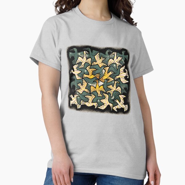 Vista previa del artículo con la obra «Escher - Sol y Luna», diseñado y vendido por funnypixels.