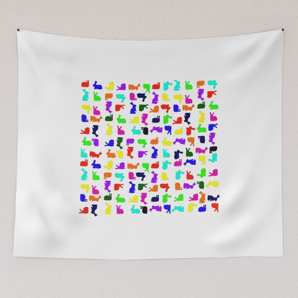 Item preview, Colored Bunny's Easter Day designed and sold by IlPomodoro.