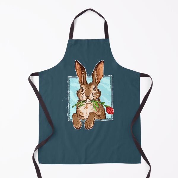 Item preview, Bunny reflected in the window with flower designed and sold by Zuschke.